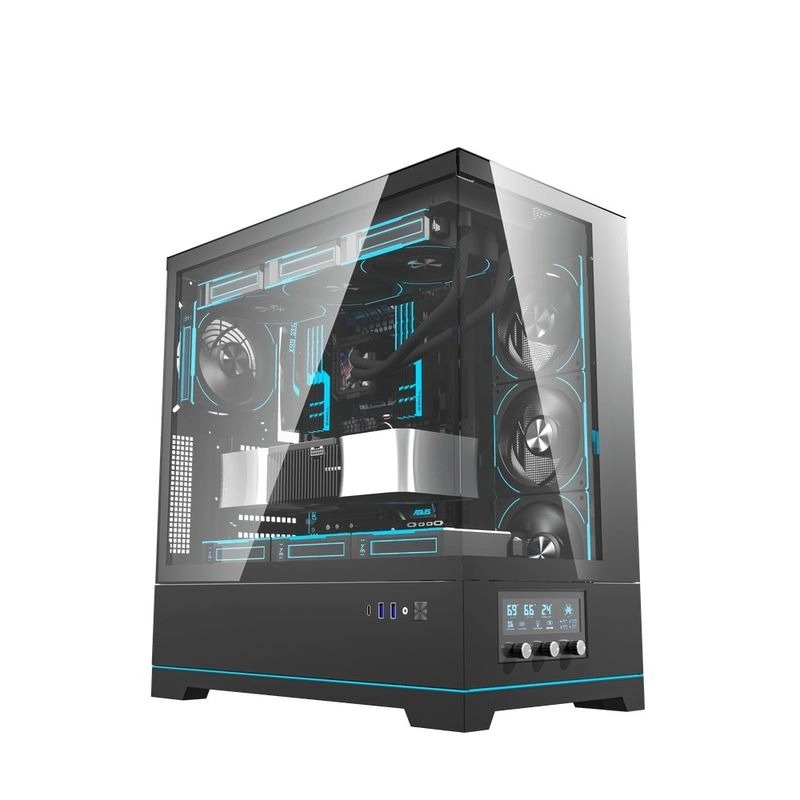 DarkFlash DY451 Pro BLACK (ATX, M-ATX,ITX )(CA-DY451B)