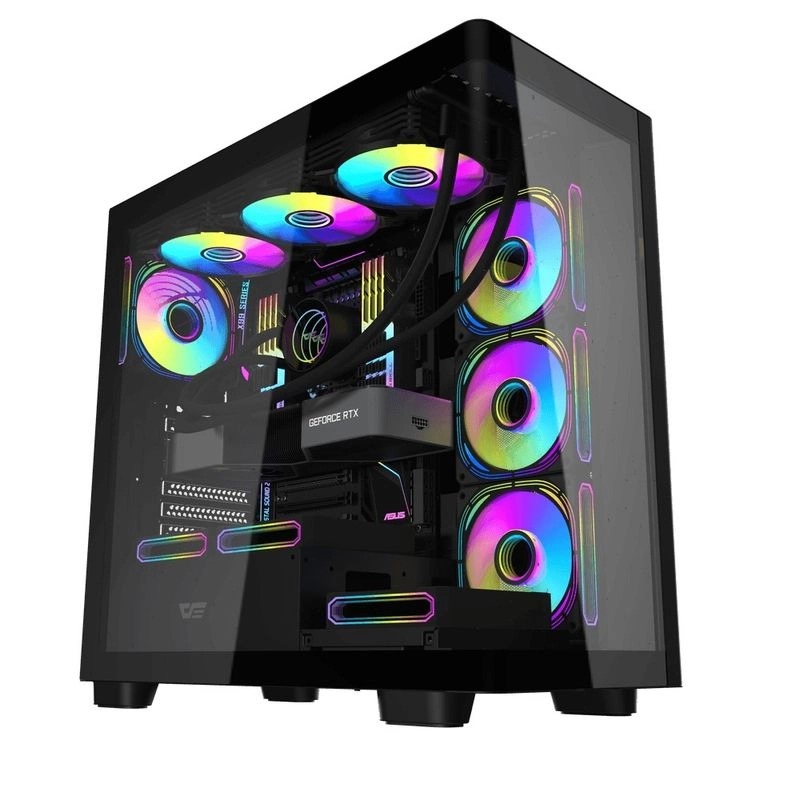 DarkFlash DS900G BLACK (ATX, M-ATX,ITX USB 3.0)(CA-DS9GU3)